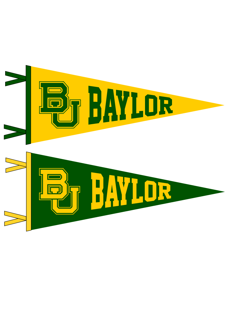 Tappetino Per Mouse Ufficiale Baylor University, Sottile E Morbido, Con Supporto Per Polso, Stampato Su Tutta La Superficie, 23,6x19,8x0,3 Cm