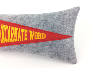 Incarnate Word Academy Pennant Pillow
