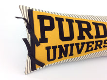 Load image into Gallery viewer, Purdue University Pennant Pillow - large