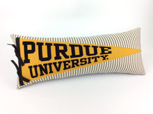 Load image into Gallery viewer, Purdue University Pennant Pillow - large
