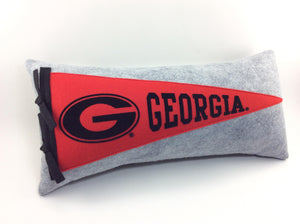 Georgia Bulldogs Pennant Pillow