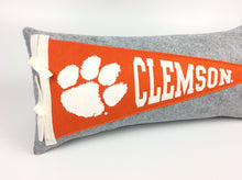 Load image into Gallery viewer, Clemson Tigers Pennant Pillow
