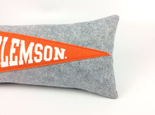 Load image into Gallery viewer, Clemson Tigers Pennant Pillow