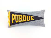 Load image into Gallery viewer, Purdue Pennant Pillow