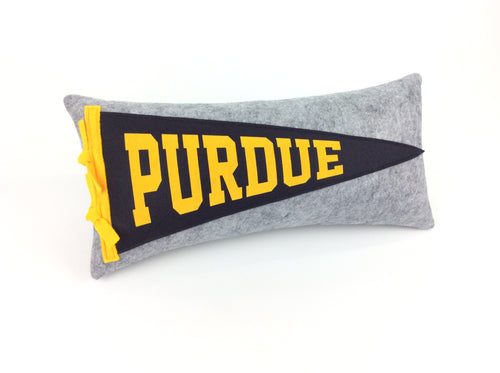 Purdue Pennant Pillow