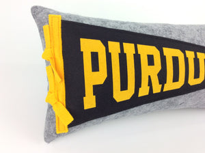 Purdue Pennant Pillow