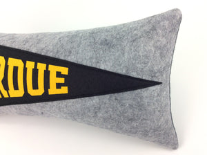 Purdue Pennant Pillow