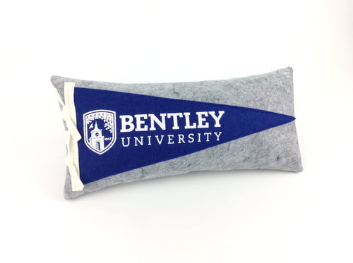 Bentley University Pennant Pillow