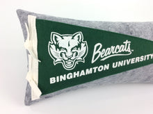 Load image into Gallery viewer, Binghamton University Bearcats Pennant Pillow