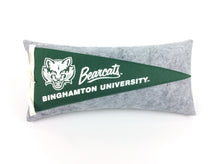 Load image into Gallery viewer, Binghamton University Bearcats Pennant Pillow