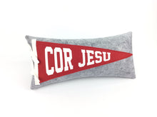 Load image into Gallery viewer, Cor Jesu Academy Pennant Pillow