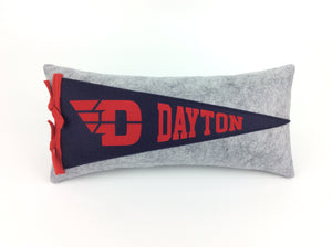 University of Dayton Pennant Pillow