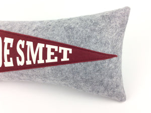 De Smet High School Pennant Pillow
