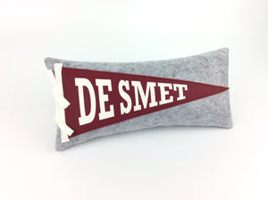 De Smet High School Pennant Pillow