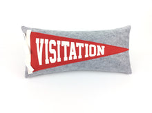 Load image into Gallery viewer, Visitation Academy Pennant Pillow