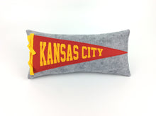 Load image into Gallery viewer, Kansas City Pennant Pillow