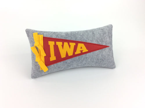 Incarnate Word Academy Mini Pennant Pillow