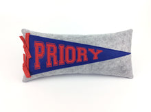 Load image into Gallery viewer, Saint Louis Priory School Pennant Pillow