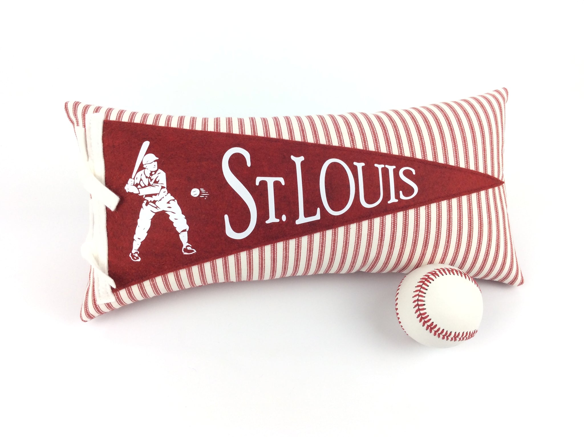 St. Louis Baseball Pennant Pillow –