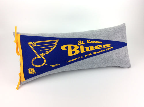 St. Louis Blues Pennant Pillow - large