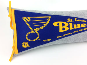 St. Louis Blues Pennant Pillow - large