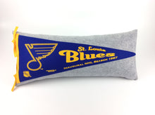 Load image into Gallery viewer, St. Louis Blues Pennant Pillow - large