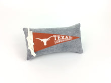 Load image into Gallery viewer, Texas Longhorns Pennant Pillow - Small 11 inches