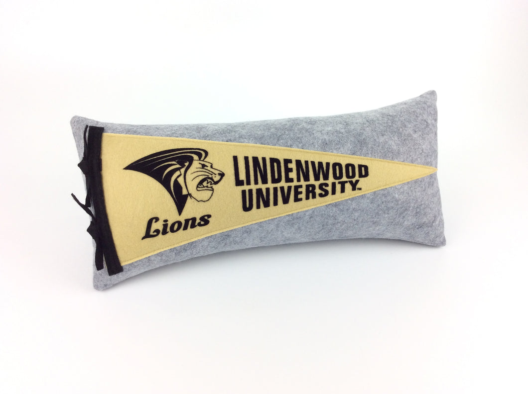 Lindenwood University Pennant Pillow