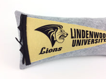 Load image into Gallery viewer, Lindenwood University Pennant Pillow
