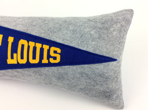 St. Louis Pennant Pillow