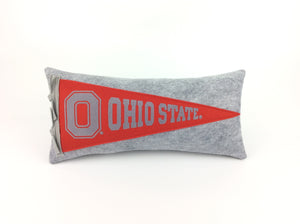 Ohio State University Buckeyes Pennant Pillow OSU