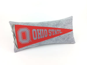 Ohio State University Buckeyes Pennant Pillow OSU