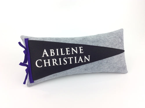 Abilene Christian University Pennant Pillow