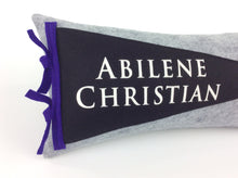 Load image into Gallery viewer, Abilene Christian University Pennant Pillow