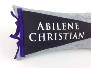 Abilene Christian University Pennant Pillow