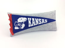 Load image into Gallery viewer, Kansas Jayhawks Pennant Pillow