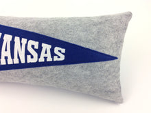 Load image into Gallery viewer, Kansas Jayhawks Pennant Pillow