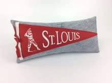 Load image into Gallery viewer, St. Louis Baseball Pennant Pillow