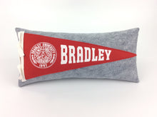 Load image into Gallery viewer, Bradley University Braves Pennant Pillow