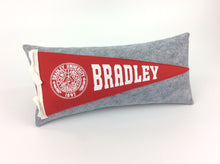 Load image into Gallery viewer, Bradley University Braves Pennant Pillow