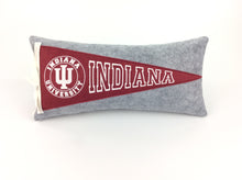 Load image into Gallery viewer, Indiana Hoosiers Pennant Pillow