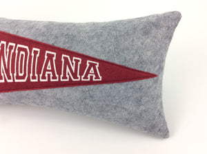 Indiana Hoosiers Pennant Pillow
