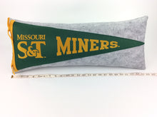 Load image into Gallery viewer, Missouri S&amp;T Pennant Pillow -Large