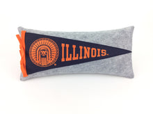 Load image into Gallery viewer, University of Illinois Illini Pennant Pillow