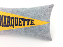Load image into Gallery viewer, Marquette University Pennant Pillow
