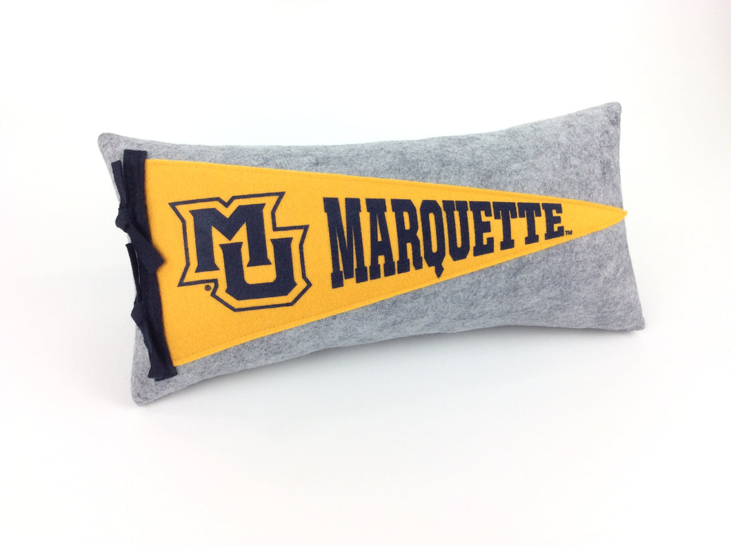 Marquette University Pennant Pillow