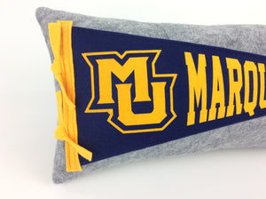 Marquette University Pennant Pillow