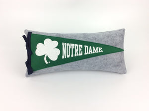 Notre Dame Pennant Pillow