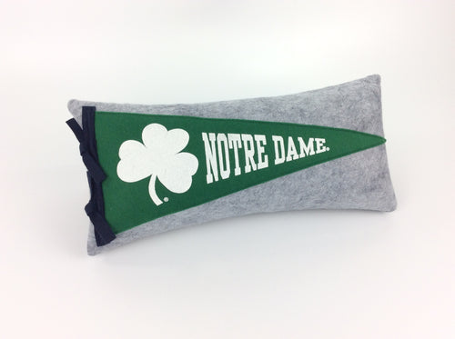 Notre Dame Pennant Pillow
