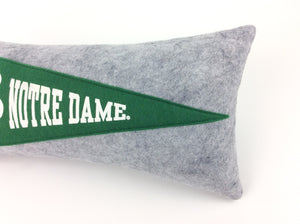 Notre Dame Pennant Pillow